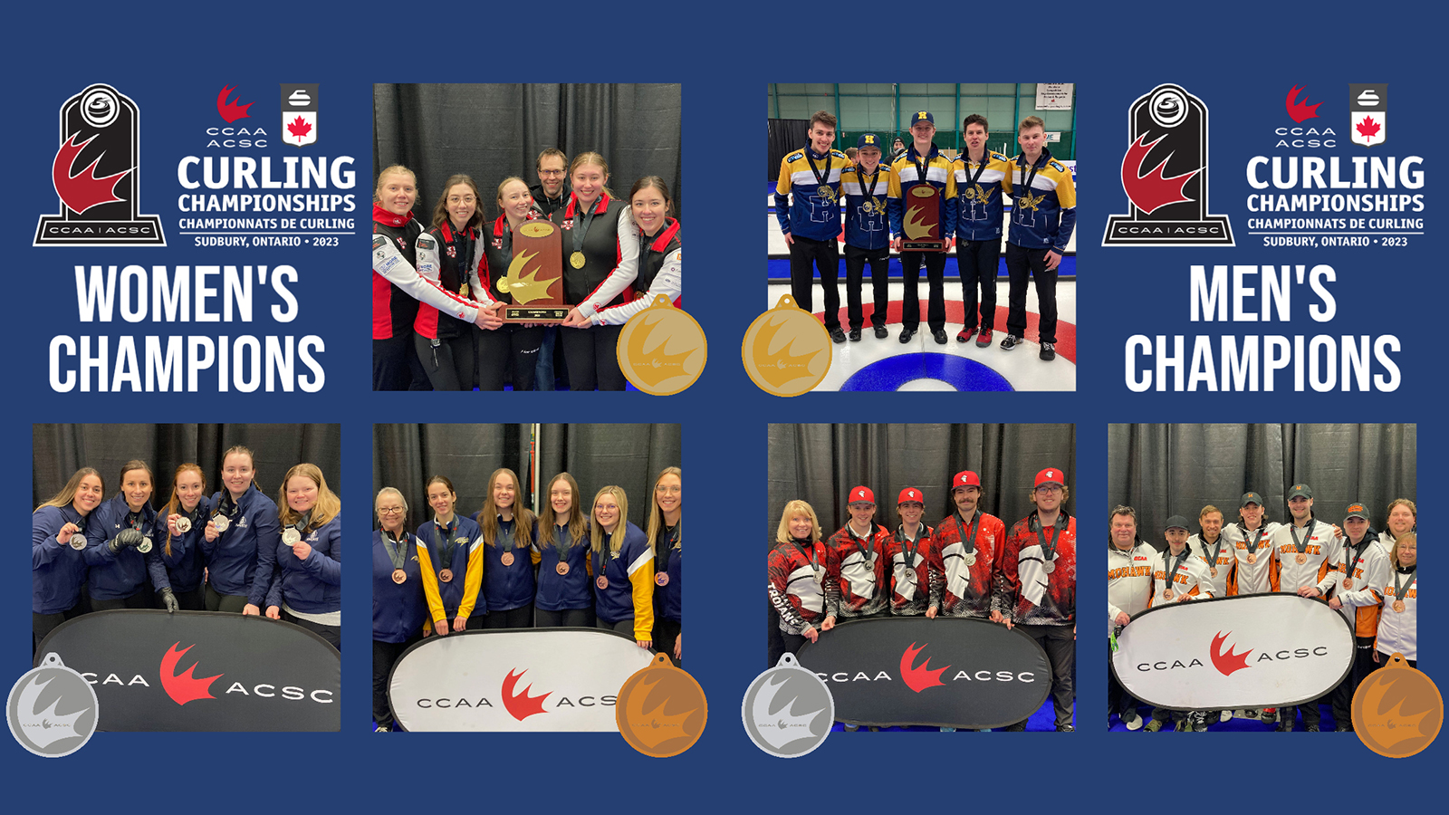 Vikings & Hawks are CCAA Curling Canada Champions