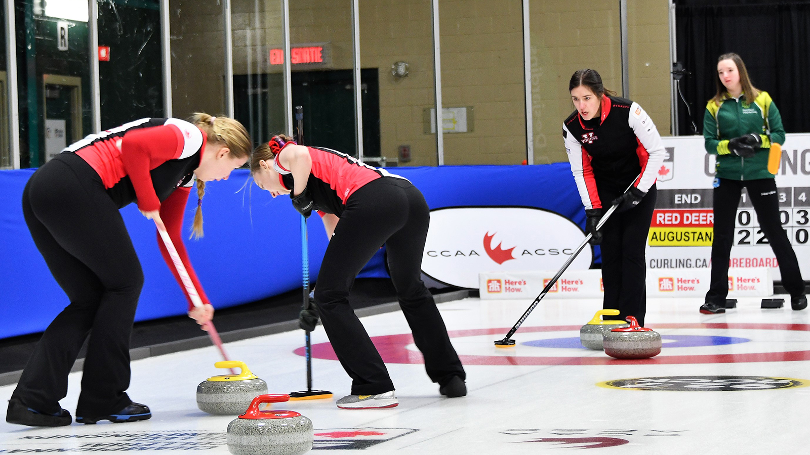 The playoffs are set at the 2023 CCAA Curling Canada Championships