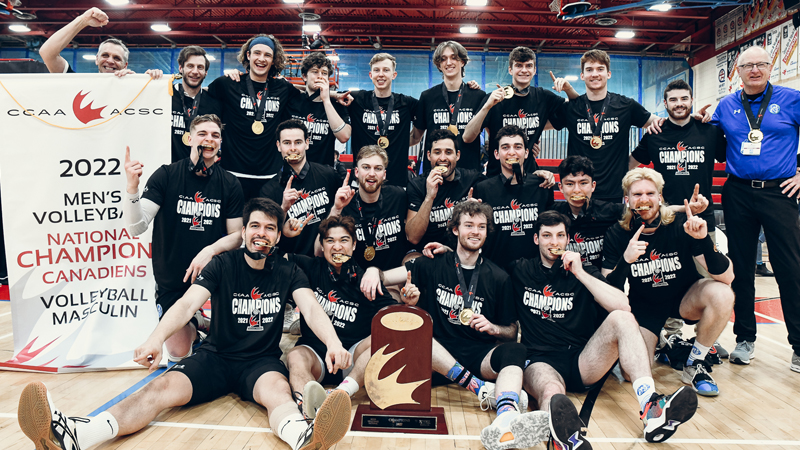 Camosun charges to a CCAA Volleyball Championship