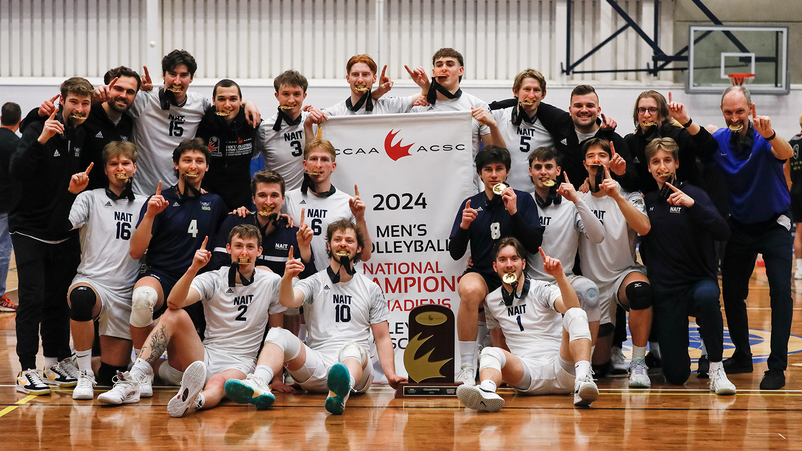 NAIT earns their first CCAA Men's Volleyball Championship