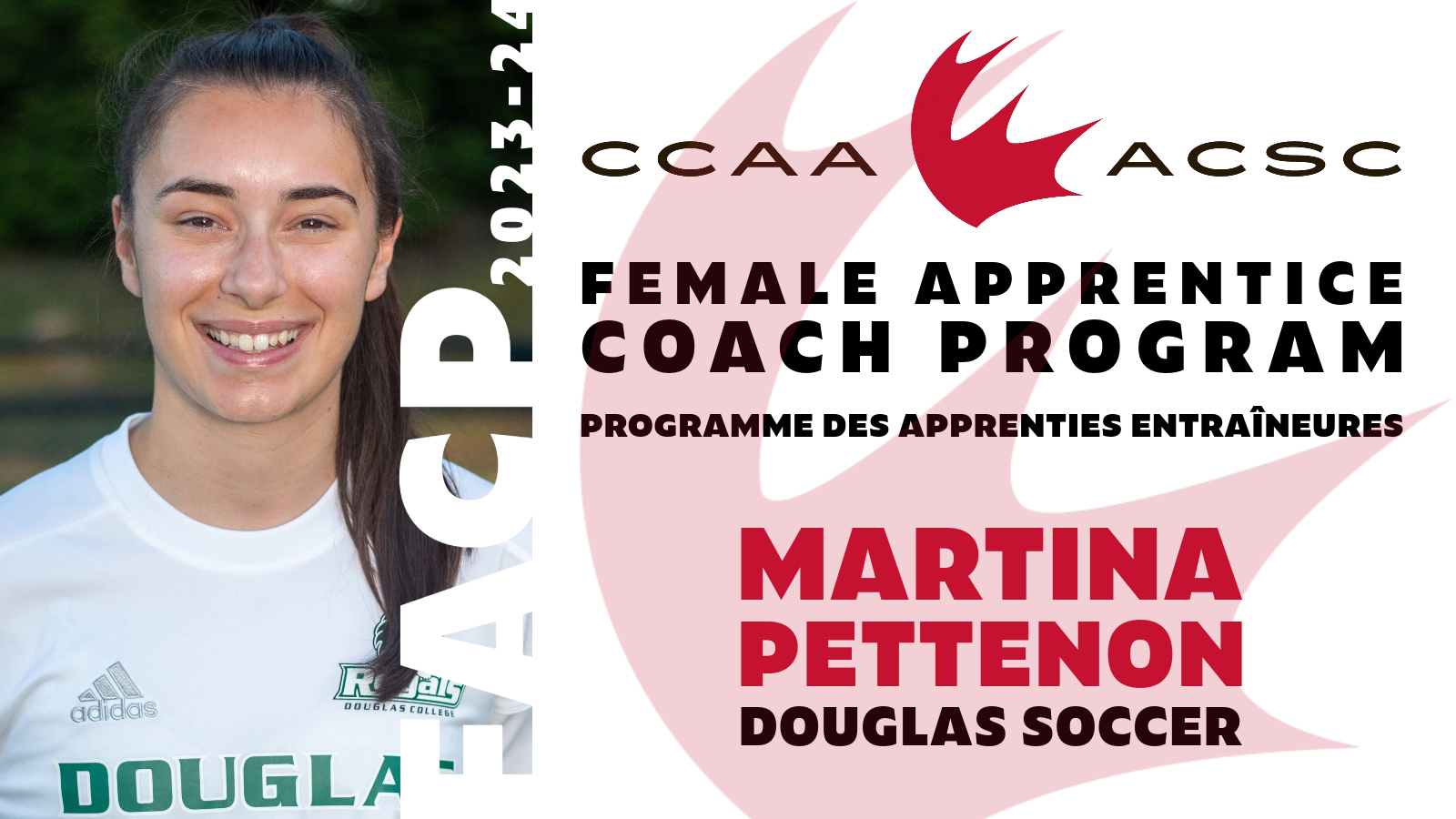 CCAA Soccer apprentice: Martina Pettenon