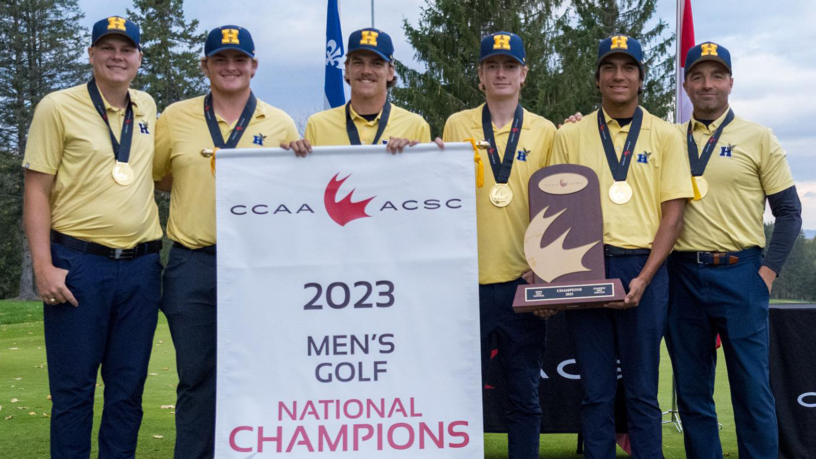 Bouchard, Cloutier and Hawks earn CCAA Golf Gold