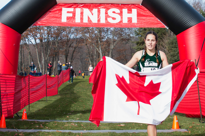 Lacourse defends and Marcaccio elevates at CCAA Cross-Country Championships