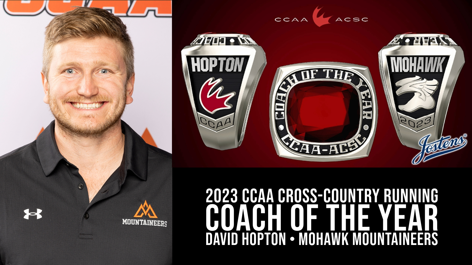 Mohawk's Hopton named CCAA Cross-Country Running Coach of the Year